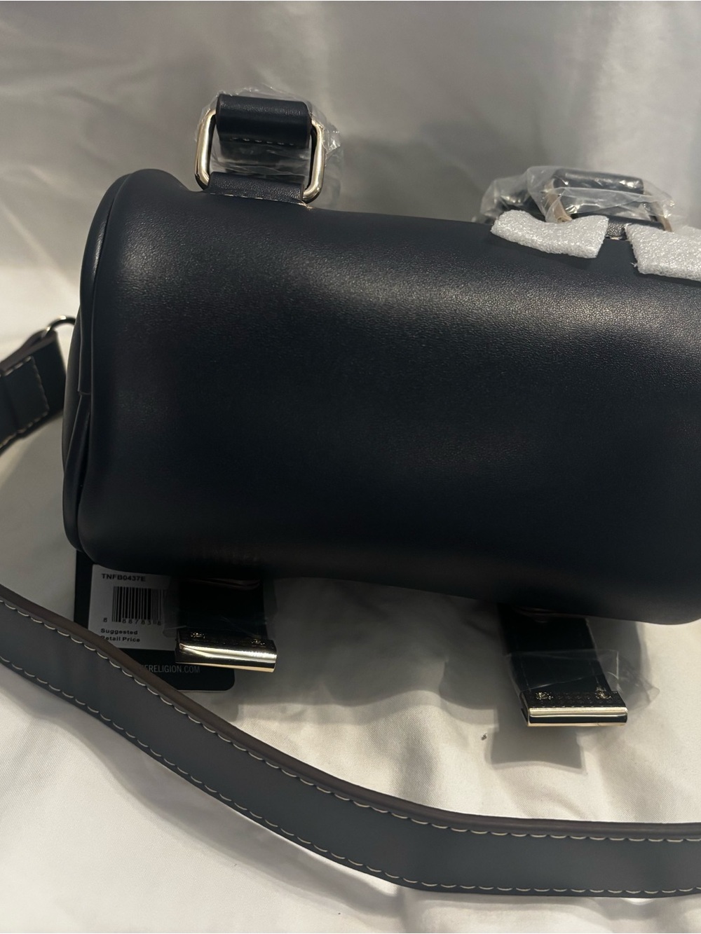 True Religion Navy Blue Barrel Mini Bag - Picture 4 of 8